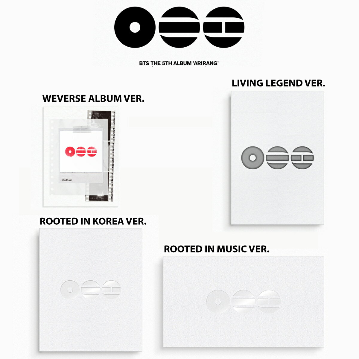 【CD】【和訳選択】【VER選択・2種セット】BTS - 5TH FULL ALBUM [ARIRANG] 防弾少年団 正規 5集 アルバム アリラン [BTS The 5th Album]