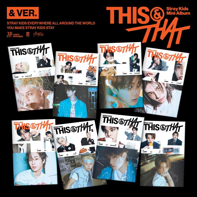 【Online特典指定】【和訳選択】【VER選択】STRAY KIDS - MINI ALBUM [THIS & THAT] (& VER.) ストレイキッズ スキズ SKZ ミニアルバム【安心・安全日本国内発送】