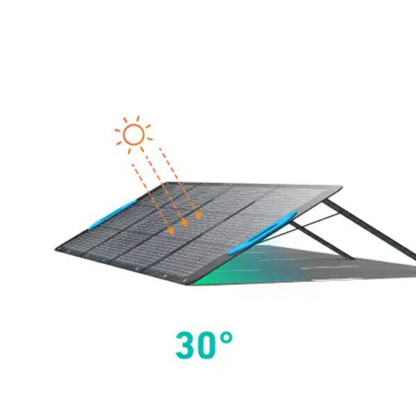 ソーラーパネル Solix PS200 Portable Solar Panel グレー A24360A1