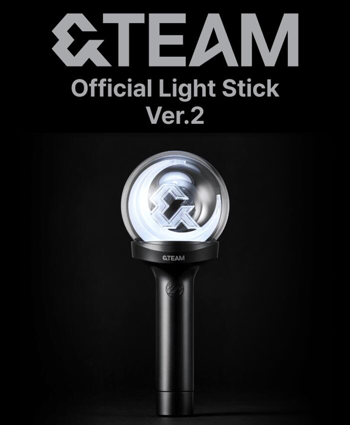 【レビューを書いて弊店特典5枚】【公式】【応援グッズ】&TEAM - OFFICIAL LIGHT STICK VER.2 アンドチーム エンチーム 公式応援グッズ ライトスティック ペンライト OFFICIAL FAN LIGHT