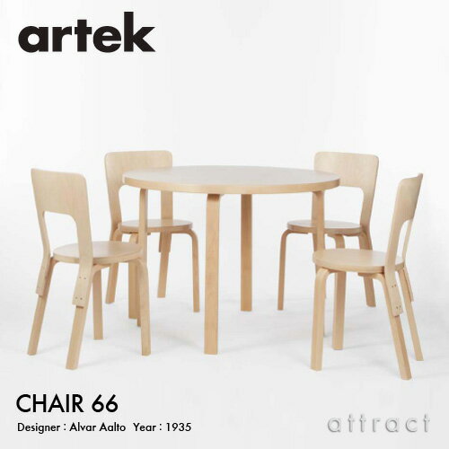 【楽天市場】アルテック Artek CHAIR 66 チェア 66 バーチ材 椅子 ダイニング デザイン：Alvar Aalto 座面 バーチ
