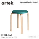 AebN Artek STOOL E60 Xc[ E60 4{r o[` X^bLO\ fUCFAlvar Aalto J[F yg[ r NAbJ[dグ tBh k