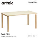 AebN Artek TABLE 83 e[u 83 TCYF182~91cm  5cm o[` fUCFAlvar Aalto V o[` r NAbJ[dグ _CjO fXN tBh k