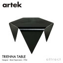 アルテック Artek トリエンナ コーヒー テーブル TRIENNA TABLE ローテーブル サイドテーブル オーク ブラック ステイン ラッカー デザイン：Ilmari Tapiovaara 成形合板 リビング 机 フィンランド 北欧