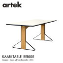 アルテック Artek KAARI TABLE REB001 カアリテーブル サイズ:200×85cm 厚み2.4cm 天板 ホワイトグロッシー HPL 脚部 ...