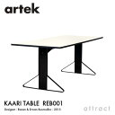 アルテック Artek KAARI TABLE REB001 カアリテーブル サイズ:200×85cm 厚み2.4cm 天板 ホワイトグロッシー HPL 脚部 ...