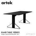 アルテック Artek KAARI TABLE REB001 カアリテーブル サイズ:200×85cm 厚み2.4cm 天板 ブラックリノリウム 脚部 ブラック...