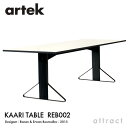 アルテック Artek KAARI TABLE REB002 カアリテーブル サイズ:240×90cm 厚み2.4cm 天板 ホワイトグロッシー HPL 脚部 ...