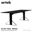 アルテック Artek KAARI TABLE REB002 カアリテーブル サイズ:240×90cm 厚み2.4cm 天板 ブラックグロッシー HPL 脚部 ...