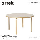 AebN Artek TABLE 90A qpe[u 90A TCYF100cm 60cm  4cm 4{r o[` fUCFAlvar Aalto V o[` r NAbJ[dグ ۃe[u ~` _CjO tBh k