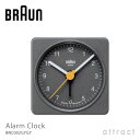 ブラウン BRAUN 【正規取扱店】 Alarm clock アラームクロック BNC002GY グレー 置時計 目覚まし時計 テーブルクロック デザイン:デートリッヒ・ルブス ドイツ製クオーツ AB1 1987年