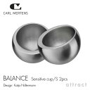 カール・メルテンス CARL MERTENS 【正規取扱店】 BALANCE バランス バランスカップ ボウル Φ8cm Sサイズ ペアセット 2個セット デザイナー：Katja Höltermann 5650 1061 18-10 ステンレス 食器 ギフト プレゼント【RCP】【smtb-KD】