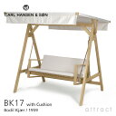 カールハンセン & サン Carl Hansen & Son インドア アウトドアシリーズ Indoor-Outdoor Series 屋外用 スイングソファ Aフレームセット BK13＋BK17 *専用クッション付属 Bodil Kjaer ボーディル・ケア チーク Teak 無塗装仕上げ