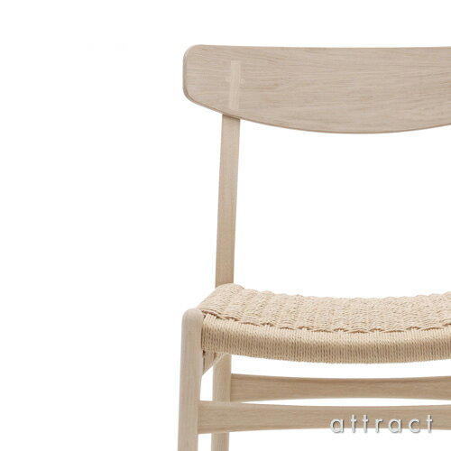 【正規取扱店】 【保証付】 カールハンセン & サン Carl Hansen & Son アームレスチェア CH23 Hans.J.Wegner ハンス・J・ウェグナー オーク Oak ソープフィニッシュ ナチュラルペーパーコード ダイニングチェア 北欧 椅子