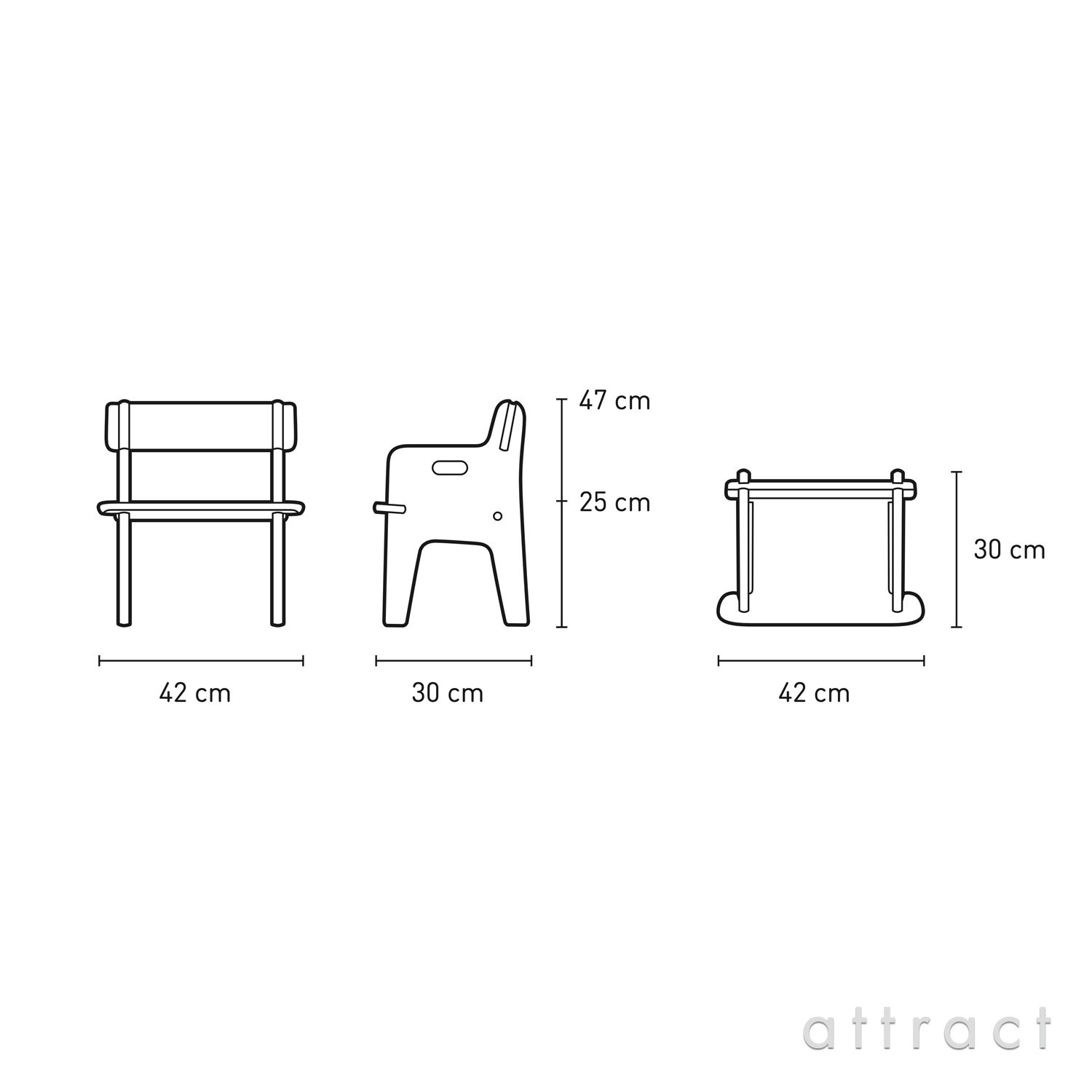 【子供用家具】カールハンセン & サン Carl Hansen & Son Peter's Chair ピーターズ チェア CH410 チルドレン 子供用 キッズ ビーチ 無塗装仕上げ ハンス J. ウェグナー Hans.J.Wegner 北欧 [2]