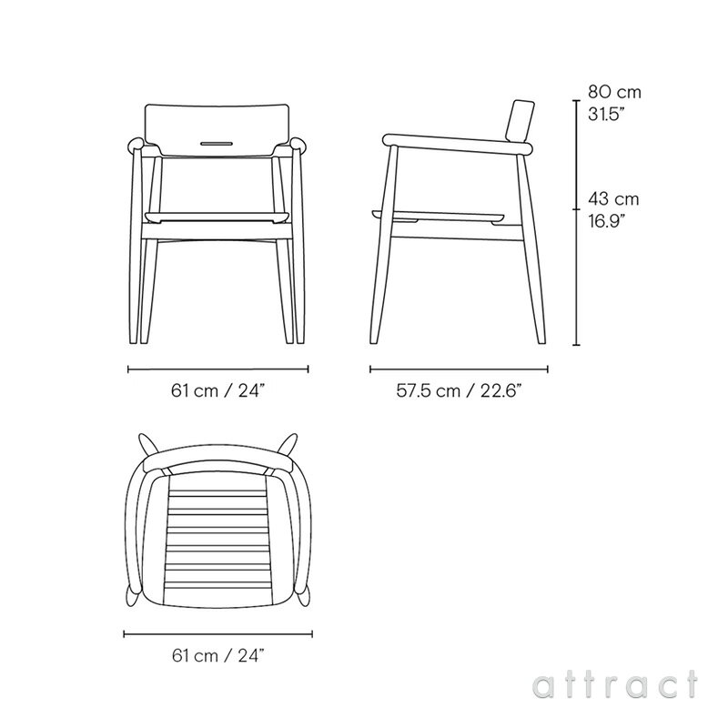 【正規取扱店】 【保証付】 カールハンセン & サン Carl Hansen & Son 屋外用 ダイ...