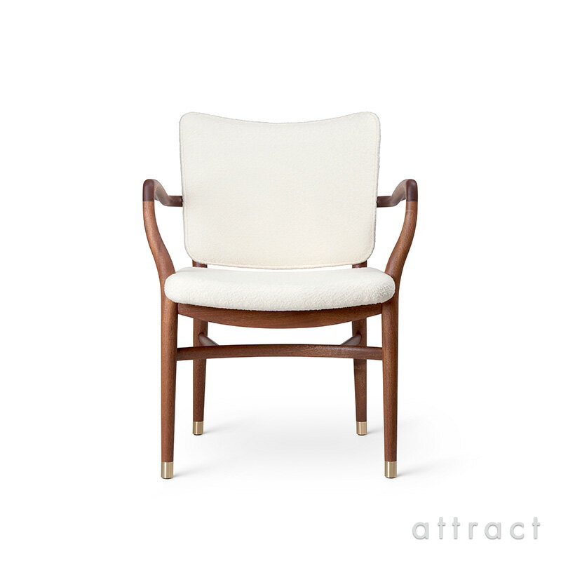 J[nZ & T Carl Hansen & Son i[N `FA Monarch Chair VLA61 }zKj[ Mahogany ICdグ t@ubNFBaru 200 by Kvadrat o E[ u[N  Vilhelm Lauritzen BwEEbcF