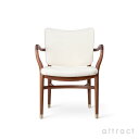 カールハンセン & サン Carl Hansen & Son モナーク チェア Monarch Chair VLA61 マホガニー Mahogany オイル仕上げ ファブリック：Baru 200 by Kvadrat バル ウール ブークレ 張座 Vilhelm Lauritzen ヴィルヘルム・ラウリッツェン