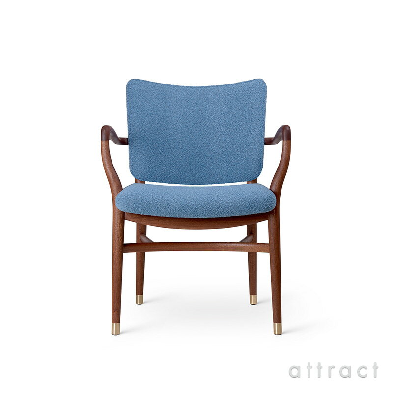 J[nZ & T Carl Hansen & Son i[N `FA Monarch Chair VLA61 }zKj[ Mahogany ICdグ t@ubNFBaru 740 by Kvadrat o E[ u[N  Vilhelm Lauritzen BwEEbcF