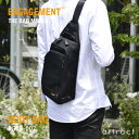 エンゲージメント ENGAGEMENT エンゲージド・ナイロン Engaged Nylon Shoulder Bag ワンショルダーバッグ ボディバッグ カラー：2色 EGBB-002 耐久性 軽量 撥水 止水 ジェットセッター 