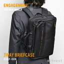 エンゲージメント ビジネスバッグ エンゲージメント ENGAGEMENT エンゲージド・ナイロン Engaged Nylon 3way Briefcase 3way ブリーフケース バックバック ショルダーバッグ カラー：2色 EGBF-008 耐久性 軽量 撥水 止水 ジェットセッター 【RCP】【smtb-KD】