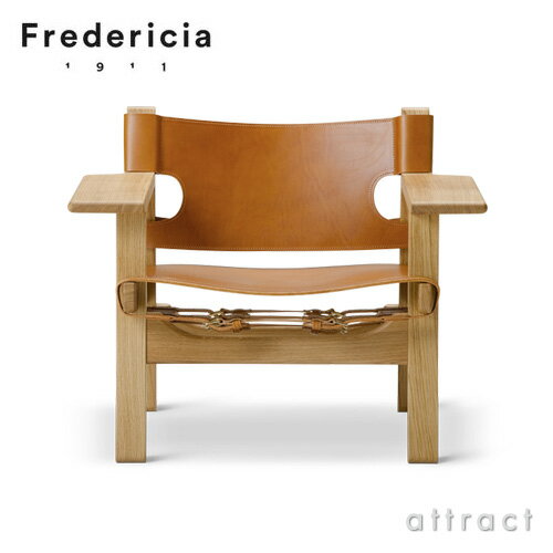 スパニッシュチェア The Spanish Chair フレデリシア Fredericia イージーチェア ラウンジチェア 2226 オーク ソープフィニッシュ コニャックレザー デザイン：ボーエ・モーエンセン 椅子 北欧 家具 デンマーク リビング 【RCP】【smtb-KD】