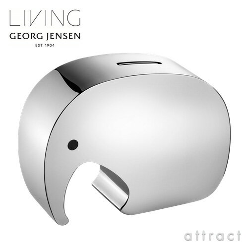 ジョージ ジェンセン GEORG JENSEN エレファント マニファント Moneyphant Lサイズ コインバンク 貯金箱 ミラー仕上げ ゾウ ステンレス デザイナー：J&#248;rgen M&#248;ller ヨーゲン・ミュラー ジョージジェンセンデンマーク 北欧