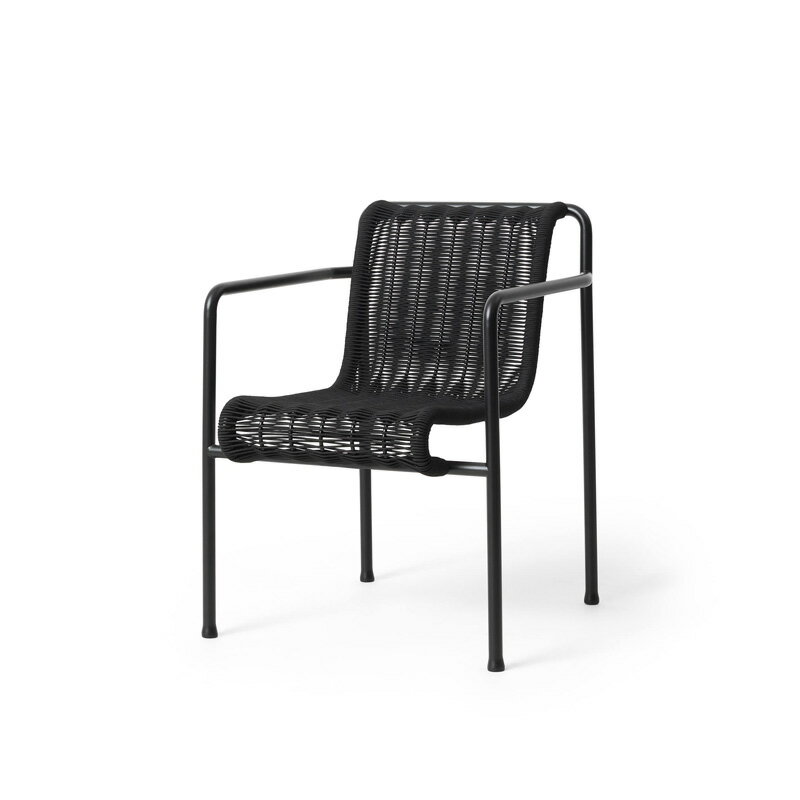 ヘイ HAY パリサード コード Palissade Cord ダイニング アームチェア Dining Arm Chair 粉体塗装仕上げ ポリエステルコード デザイン：Ronan & Erwan Bouroullec アウトドア 屋外 ガーデン 3