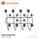 ハーマンミラー Herman Miller イームズ ハングイット オール Eames Hang-It-All ブラック デザイン：Charles & Ray Eames チャールズ＆レイ・イームズ ウォールハンガー コートハンガー フック 壁面 収納 【RCP】【smtb-KD】