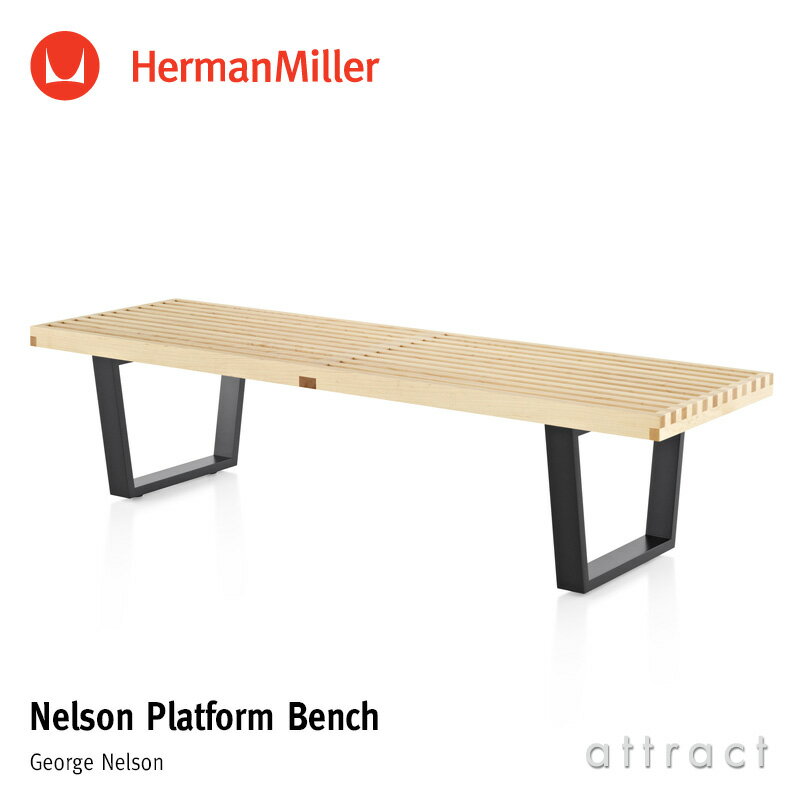 n[}~[ Herman Miller l\ vbgtH[x` Nelson Platform Bench 1525mm Ebhx[X gbvF[v fUCFGeorge Nelson PB.60 W UL TCh e[u x` C[Y ֎q `FA yRCPzysmtb-KDz