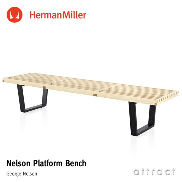 ハーマンミラー Herman Miller ネルソン プラットフォームベンチ Nelson Platform Bench 1830mm ウッドベース トップ：メープル デザイン：George Nelson PB.72 W UL サイド テーブル ベンチ イームズ 椅子 チェア 【RCP】【smtb-KD】