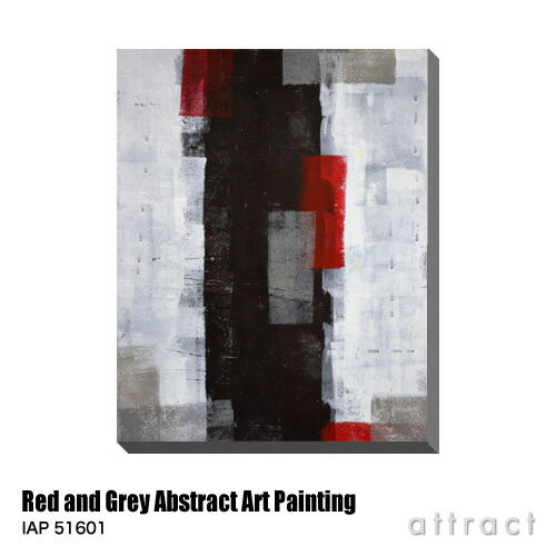 樂天商城 - アートパネル Art Panel Red and Grey Abstract Art Painting W600×H800mm IAP 51601 T30 Gallery アートポスター キャンバス MDF インテリア 壁掛け アクリル 油絵具 壁面 デザイン リビング 抽象画 フレーム 【RCP】【smtb-KD】