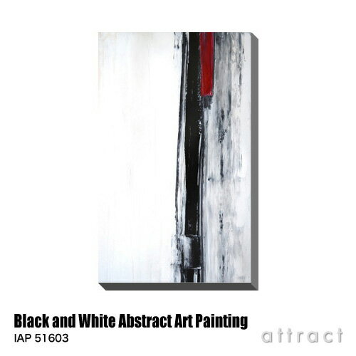 アートパネル Art Panel Black and White Abstract Art Painting W530×H800mm IAP 51603 T30 Gallery アートポスター キャンバス MDF インテリア 壁掛け アクリル 油絵具 壁面 デザイン リビング 抽象画 フレーム 【RCP】【smtb-KD】