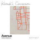 カツキ コネクション Katsuki Connection ラグ Rug アベニュー Avenue サイズ:600 × 860mm ウールラグ 非ミュージングウール デザイン:香月 裕子 テキスタイル デザイナー カーペット 絨毯 家具 インテリア 防炎 【RCP】【smtb-KD】