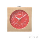 レムノス Lemnos タカタ AY alarm clock エーワイ アラームクロック LA10-07 レッド 置時計 時計 目覚まし時計 アラーム時計 テーブルクロック デザイン:山本章 インテリア デザイン 雑貨