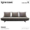 リーンロゼ ligne roset RosetPrado ロゼプラド Prado 3P ソファ 3人掛け デザイン：Christian Werner クリスチャン・ウェルネール ファブリック：Kランク 背クッション：3点セット セパレート カウチ ドリームベッド インテリア