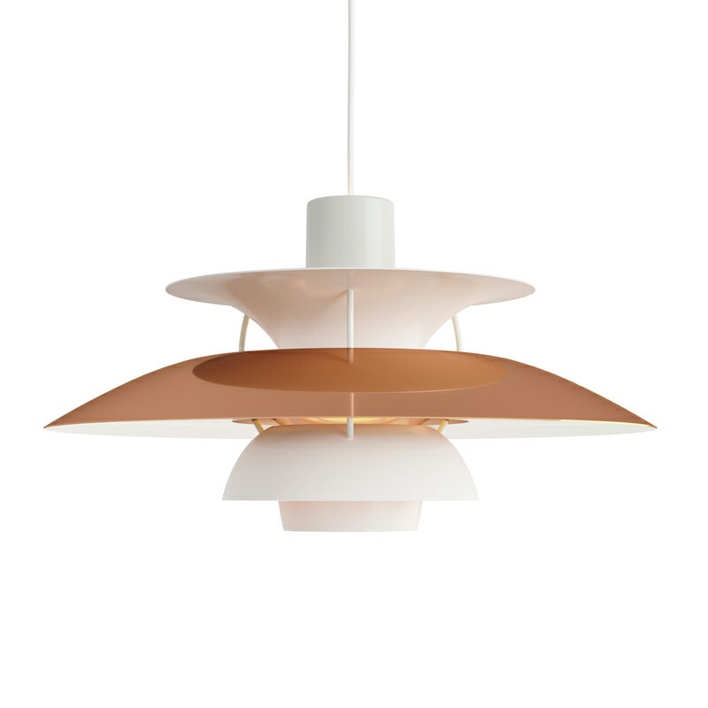 ルイスポールセン Louis Poulsen PH 5 Copper 直径:50cm ペンダントライト 付属：LED電球 カラー：カッパー 銅 ポリッシュ仕上げ デザイン：ポール・ヘニングセン グラデーション デザイナーズ照明・間接照明 【RCP】【smtb-KD】