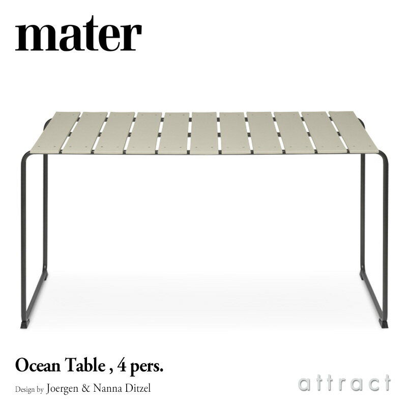 ᡼ mater  ơ֥ Ocean Table 4pers. 4 ȥɥ  ǥ 顼 ꥵ ץ饹å ǥJoergen & Nanna Ditzel   ƥ饹 ػ ե RCPۡsmtb-KD