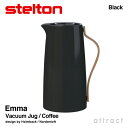 ステルトン stelton エマ Emma バキュームジャグ X-200 Coffee コーヒー 容量：1.2L カラー：ブラック デザイン：Holmback Nordentoft 珈琲 コーヒー 保温 保冷 水筒 北欧 デンマーク キッチン 雑貨 【RCP】【smtb-KD】