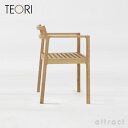 楽天アトラクトテオリ TEORI 竹集成材プロジェクト TENSION テンション DINING CHAIR ダイニングチェア アームタイプ 肘あり 竹抗菌オイル仕上げ デザイナー：三原 鉄平 ダイニング 椅子 インテリア 家具 キッチン