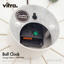 ヴィトラ Vitra Ball Clock ボールクロック Wall Clock ウォールクロック 掛け時計 デザイン：George Nelson ジョージ・ネルソン カラー：ナチュラルウッド デザイナー パントン イームズ イサム ノグチ 【RCP】【smtb-KD】