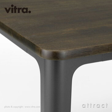 ヴィトラ Vitra プレート ダイニングテーブル Plate Dining Table サイズ:200cm スモークドオーク × チョコレート デザイン:Jasper Morrison ジャスパー・モリソン テーブル ダイニング インテリア デザイナー 【RCP】【smtb-KD】