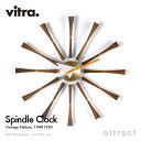 Bg Vitra Spindle Clock XshNbN Wall Clock EH[NbN |v fUCFGeorge Nelson W[WEl\ J[FA~~EHibg fUCi[ rg pg C[Y yRCPzysmtb-KDz