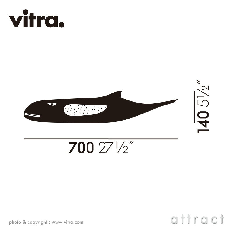 ヴィトラ Vitra イームズ ハウス ホエール Eames House Whale デザイン:Charles & Ray Eames チャールズ&レイ・イームズ ソリッドアッシュ ハンドペイント 鯨 くじら クジラ プレゼント ギフト 民芸 美術 インテリア オブジェ 【RCP】【smtb-KD】 [2]
