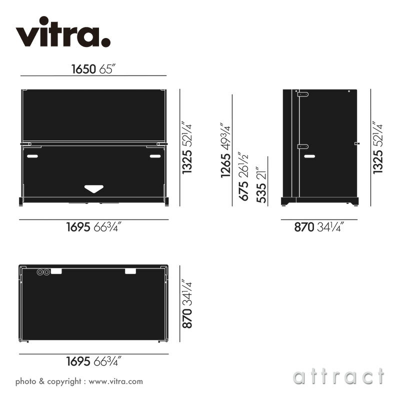 ヴィトラ Vitra ハック テーブル Hack Table クランク アジャストメントモデル OSBボード W169cm×D87cm 昇降式 高さ調節 折畳み デスク ワーキング オフィス 在宅 テレワーク デザイン：Konstantin Grcic コンスタンチン・グルチッチ 【smtb-KD】