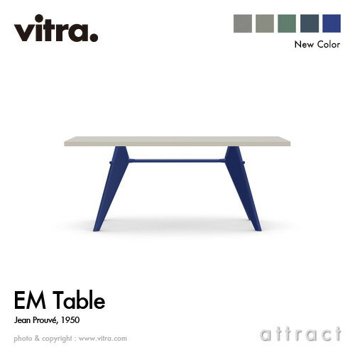 Bg Vitra EM e[u EM Table fUCFJean Prouve WEv[F TCYF180cm HPL ~l[gVFAC{[ x[XF4F C[G X^_[h `FA _CjO ֎q Ƌ CeA fUCi[ pg C[Y