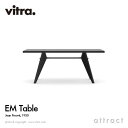 ヴィトラ Vitra EM テーブル EM Table デザイン：Jean Prouve ジャン・プルーヴェ サイズ：180cm HPL ラミネート天板：アスファルト ベース：3色 イーエム スタンダード チェア ダイニング 椅子 家具 インテリア デザイナー パントン イームズ