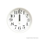 レムノス Lemnos タカタ Riki Steel Clock リキ スチールクロック 掛時計 電波時計 WR-0825 壁掛け時計 掛時計 時計 ウォールク...