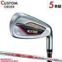 【カスタム】ゼクシオ 13 アイアン レッド 2024年モデル5本セット (#6-#9,PW)N.S.PRO MODUS3 TOUR105 D.S.T. シャフト装着仕様#ダンロップ#XXIO 13 IR#右打ち用#NSプロモーダス3ツアー105DST