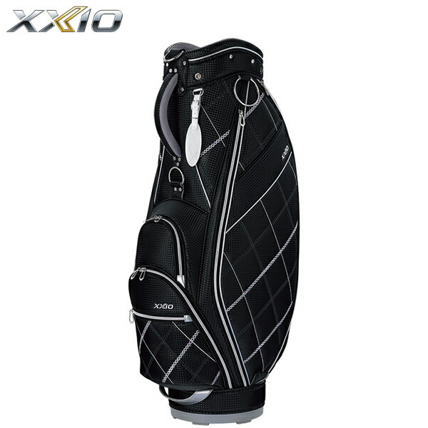 ダンロップ 女性用 ゼクシオ キャディバッグ GGC-X162W ブラック 2024年モデル#ダンロップ#XXIO#レディース ゴルフバッグ